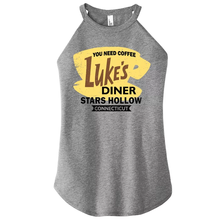 Vintge Luke's Diner Stars Hollow Connecticut Women’s Perfect Tri Rocker Tank