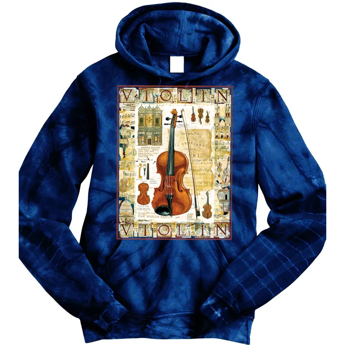 Violin Tie Dye Hoodie