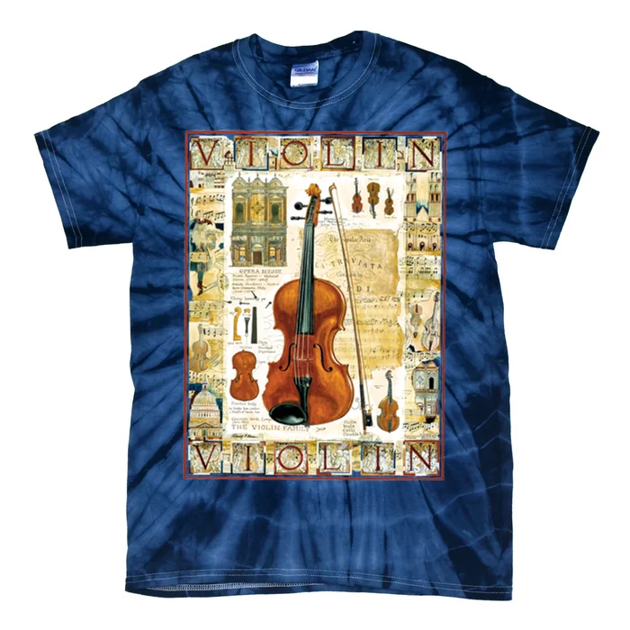 Violin Tie-Dye T-Shirt