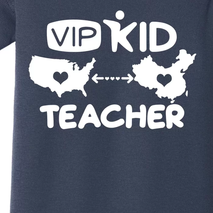 VIP Kid Teacher International Online Learning Baby Bodysuit