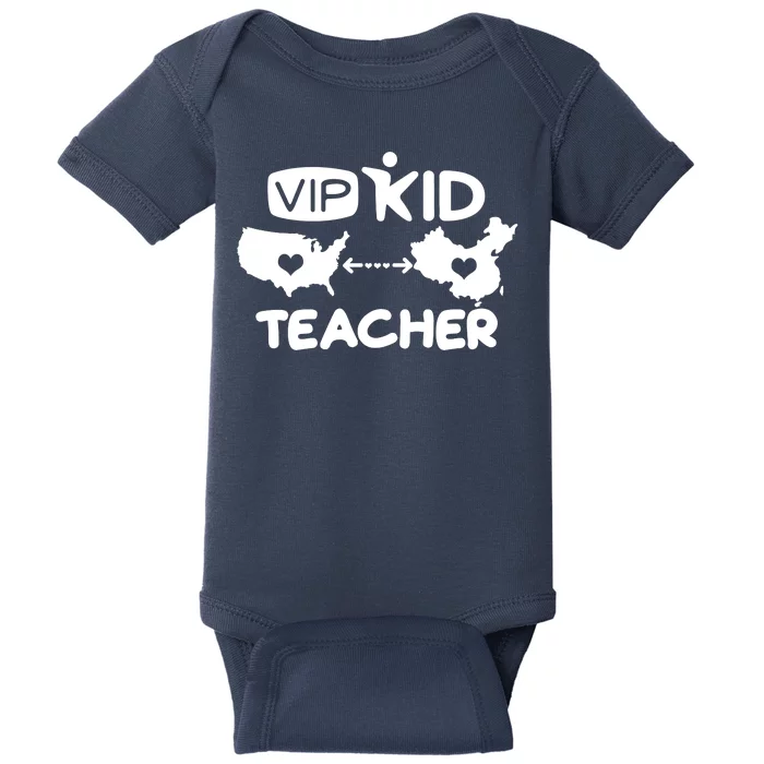 VIP Kid Teacher International Online Learning Baby Bodysuit