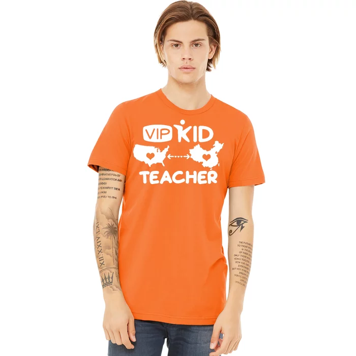 VIP Kid Teacher International Online Learning Premium T-Shirt