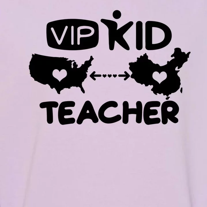 VIP Kid Teacher International Online Learning Garment-Dyed Sweatshirt