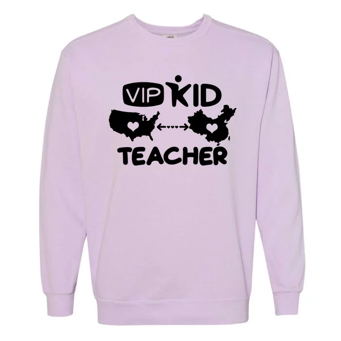 VIP Kid Teacher International Online Learning Garment-Dyed Sweatshirt