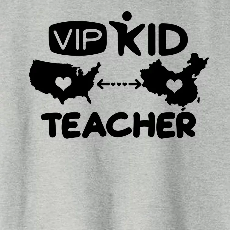 VIP Kid Teacher International Online Learning Women's Crop Top Tee