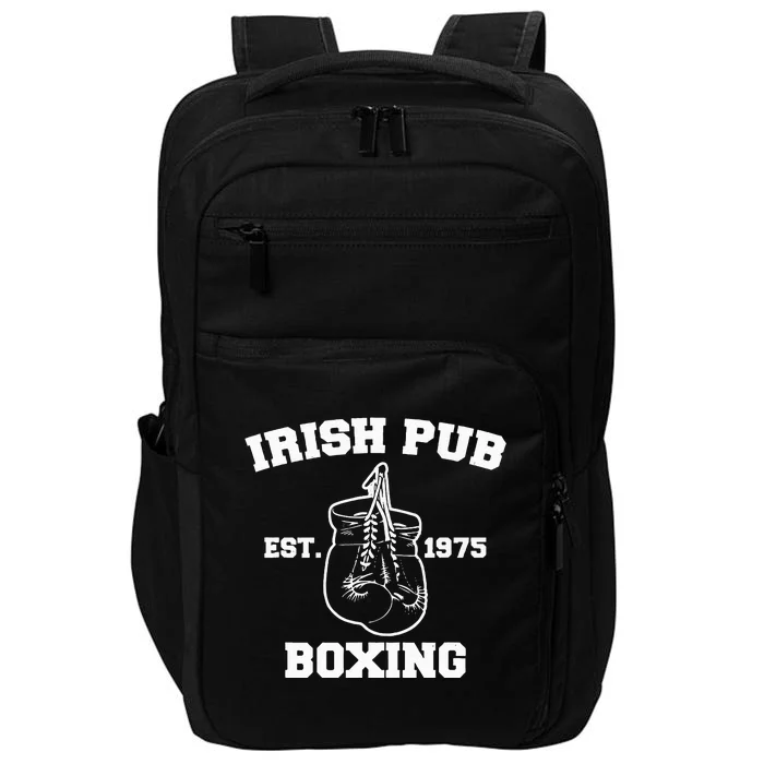 Vintage Irish Pub Est 1975 Boxing Day Impact Tech Backpack