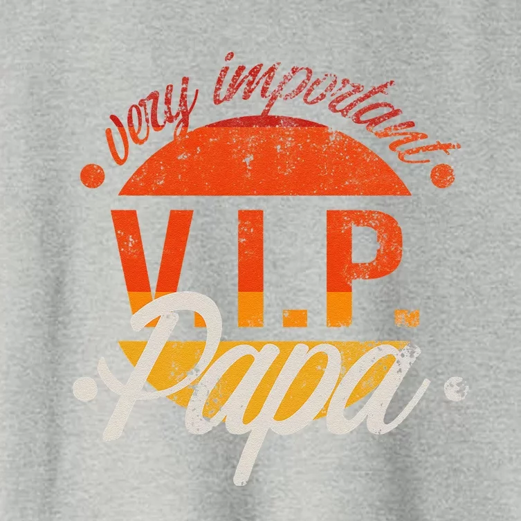 Very Important Papa GentleVIP V.I.P Gift Father`s Day Women's Crop Top Tee