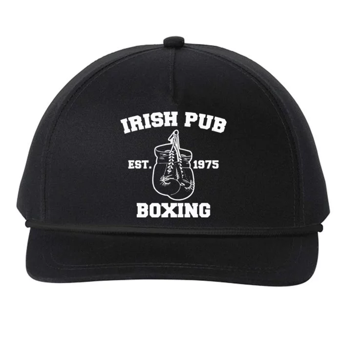 Vintage Irish Pub Est 1975 Boxing Day Snapback Five-Panel Rope Hat