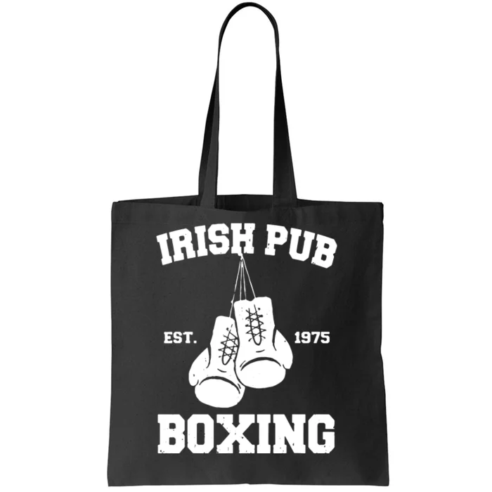 Vintage Irish Pub Est 1975 Boxing Day Tees Tote Bag