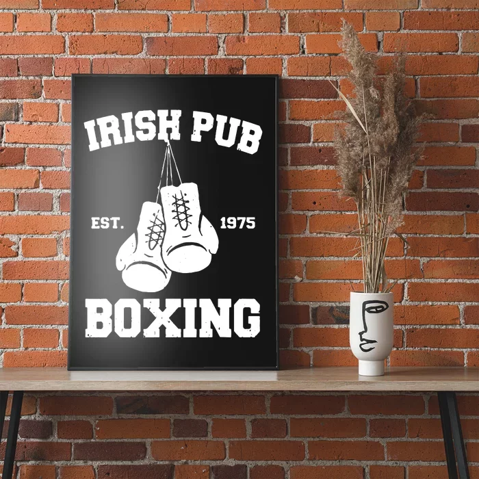 Vintage Irish Pub Est 1975 Boxing Day Tees Poster