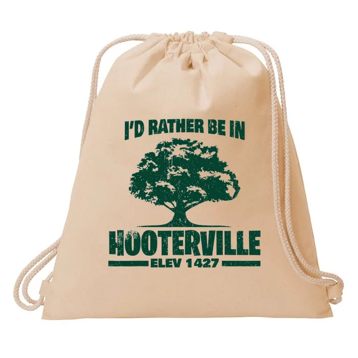 Vintage ID Rather Be In Hooterville 1427 Drawstring Bag