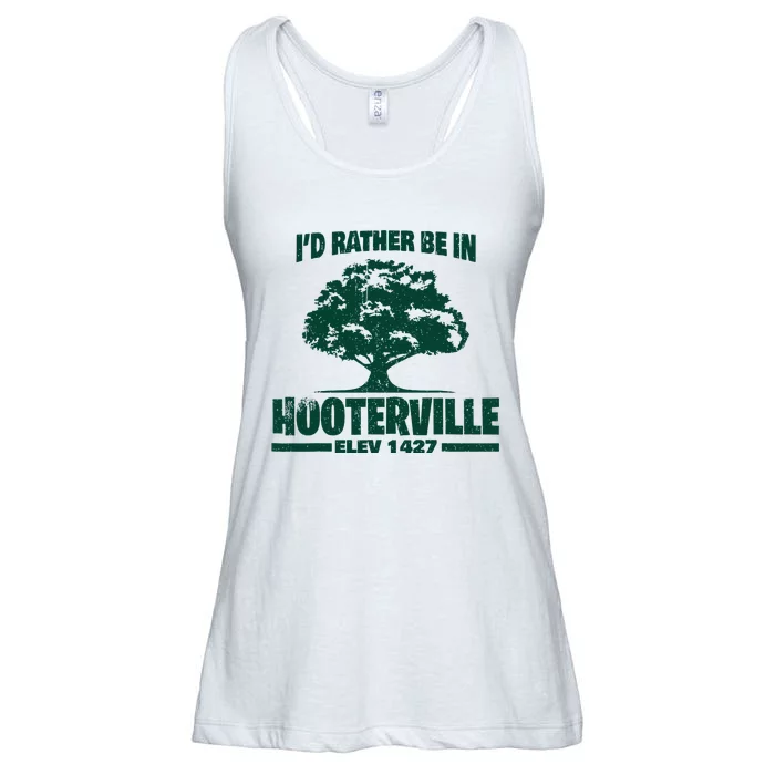 Vintage ID Rather Be In Hooterville 1427 Ladies Essential Flowy Tank