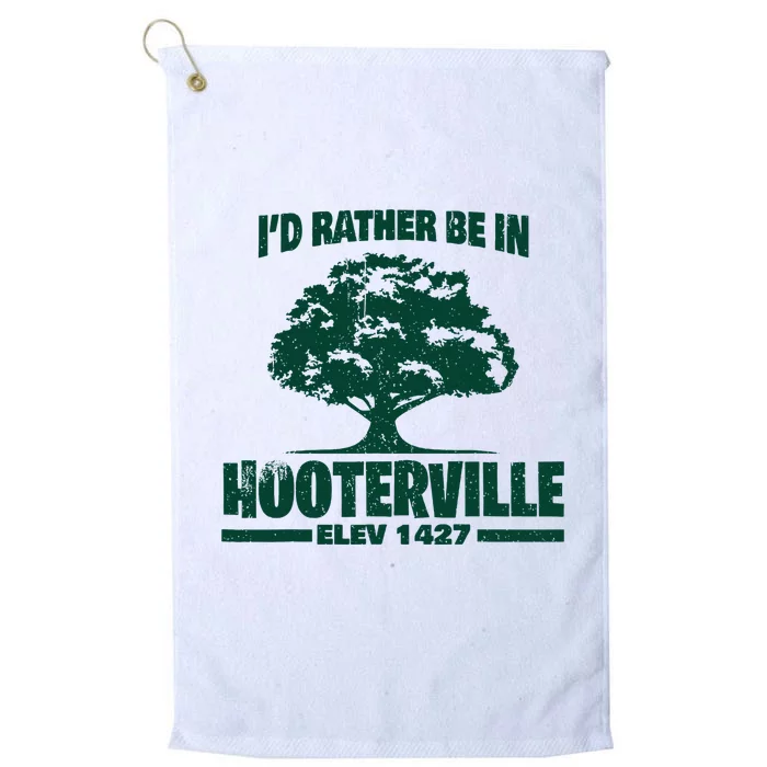 Vintage ID Rather Be In Hooterville 1427 Platinum Collection Golf Towel