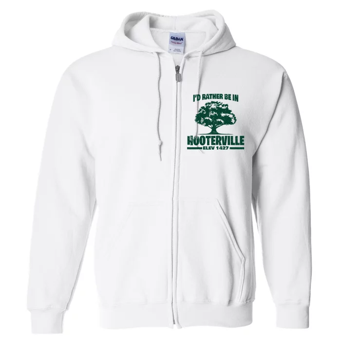 Vintage ID Rather Be In Hooterville 1427 Full Zip Hoodie