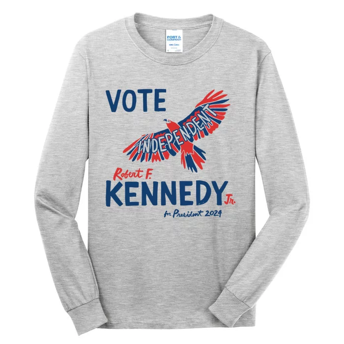 Vote Independent Robert F Kennedy Jr For President 2024 Tall Long Sleeve T-Shirt