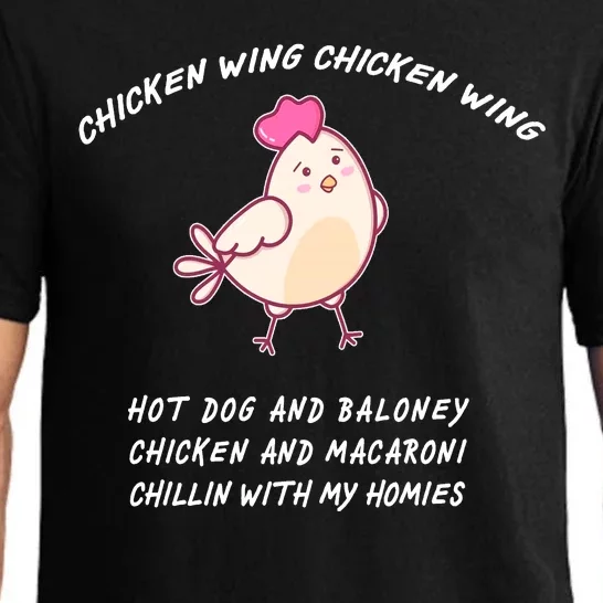 Viral Chicken Wing Chicken Wing Hot Dog & Bologna Song Pajama Set