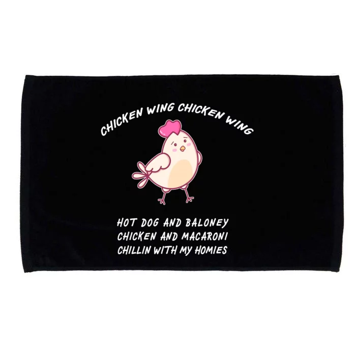 Viral Chicken Wing Chicken Wing Hot Dog & Bologna Song Microfiber Hand Towel