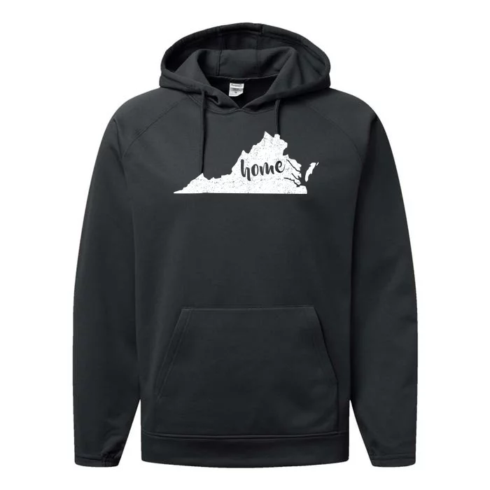 Virginia Home State Performance Fleece Hoodie