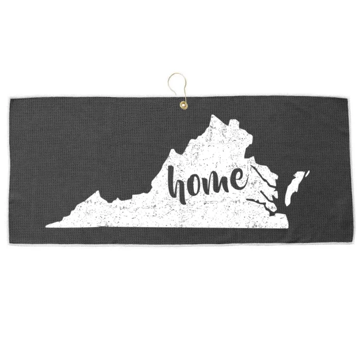 Virginia Home State Large Microfiber Waffle Golf Towel