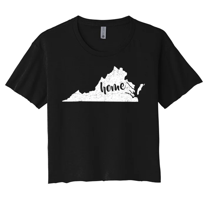 Virginia Home State Women's Crop Top Tee