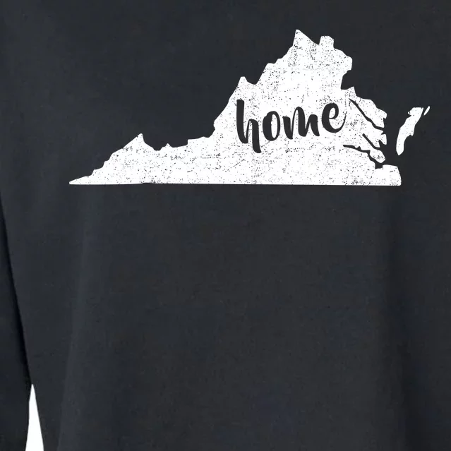 Virginia Home State Cropped Pullover Crew