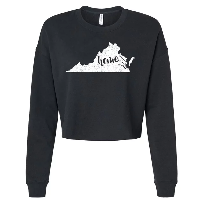 Virginia Home State Cropped Pullover Crew