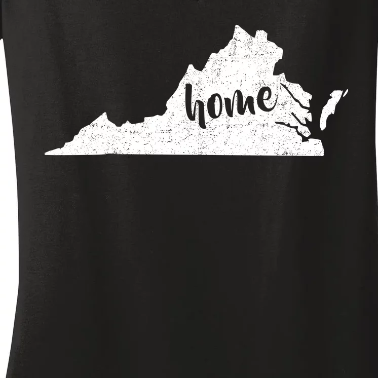 Virginia Home State Women's V-Neck T-Shirt