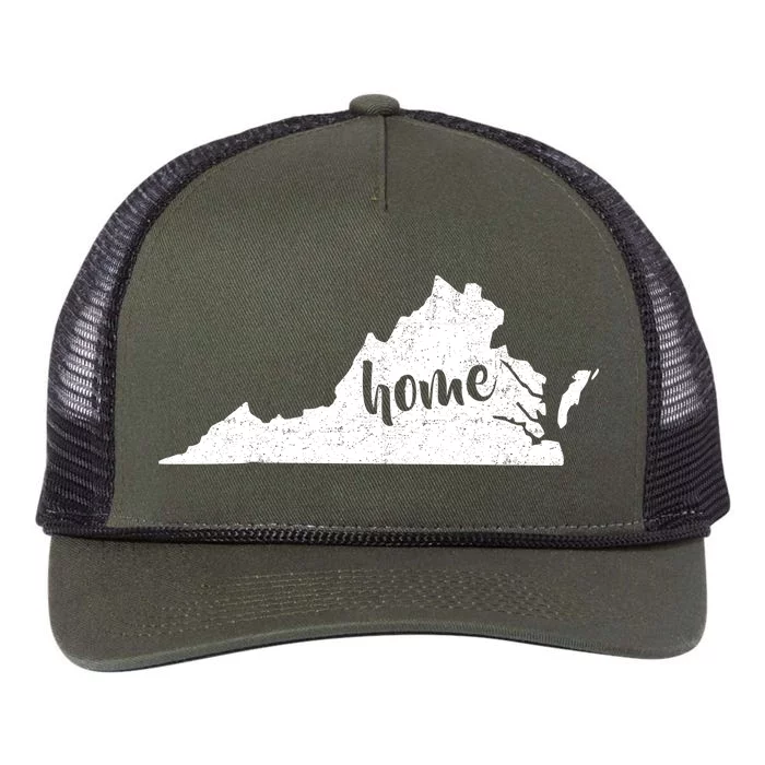 Virginia Home State Retro Rope Trucker Hat Cap