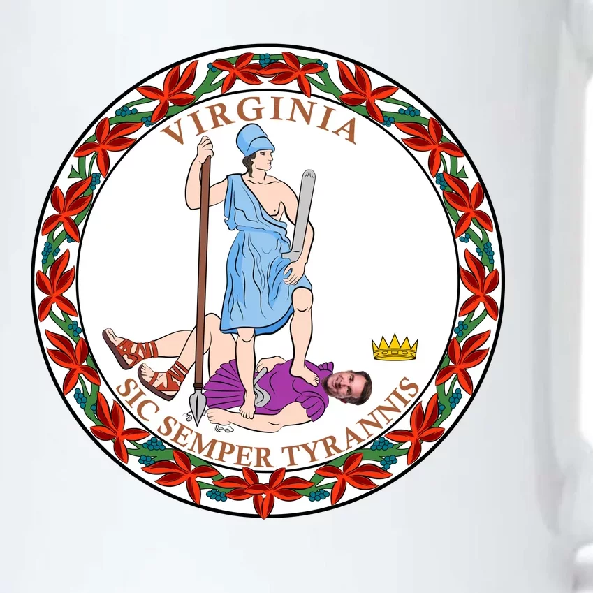 Virginia Sic Semper Tyrannis With Governor Northam Black Color Changing Mug