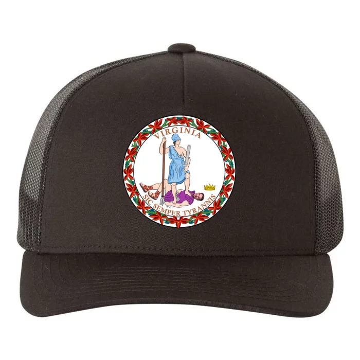 Virginia Sic Semper Tyrannis With Governor Northam Yupoong Adult 5-Panel Trucker Hat