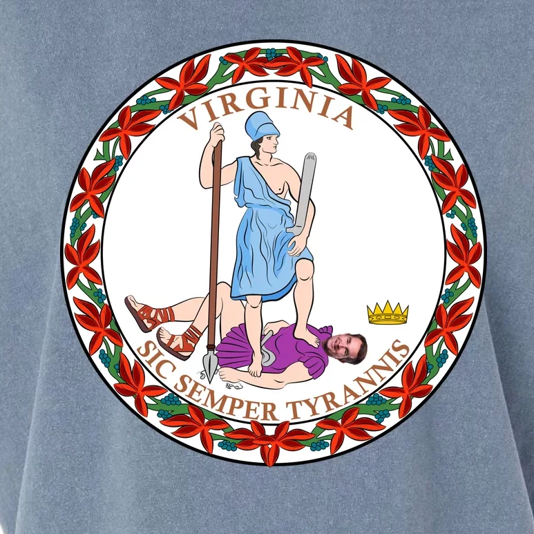 Virginia Sic Semper Tyrannis With Governor Northam Garment-Dyed Women's Muscle Tee