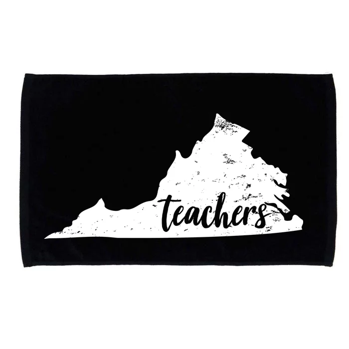 Virginia Teacher Vintage Red For Ed Microfiber Hand Towel