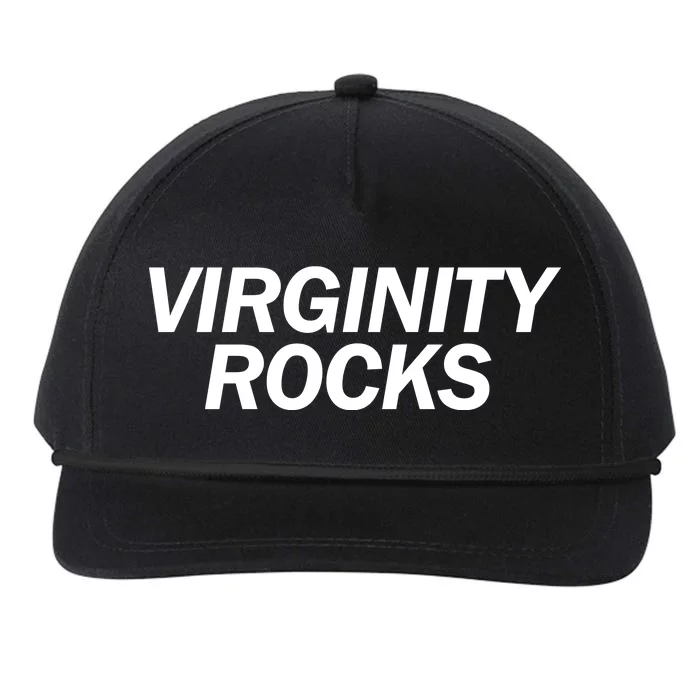 Virginity Rocks Snapback Five-Panel Rope Hat