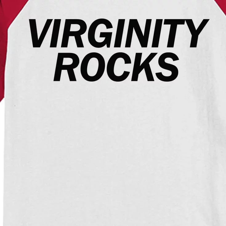 Virginity Rocks Kids Colorblock Raglan Jersey