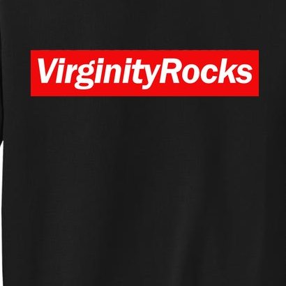 Virginity Rocks Box Logo Sweatshirt