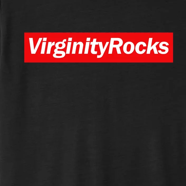 Virginity Rocks Box Logo ChromaSoft Performance T-Shirt