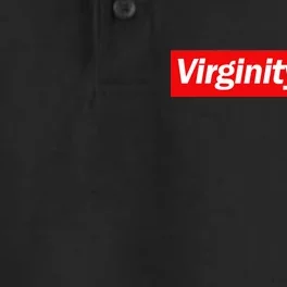 Virginity Rocks Box Logo Dry Zone Grid Performance Polo