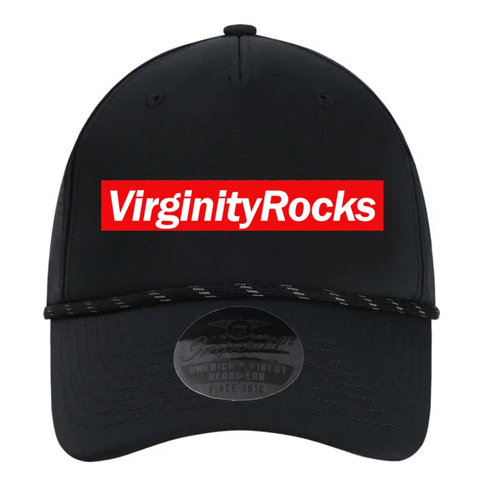 Virginity Rocks Box Logo Performance The Dyno Cap