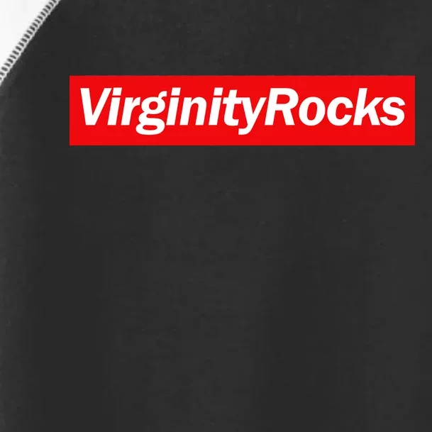 Virginity Rocks Box Logo Toddler Fine Jersey T-Shirt