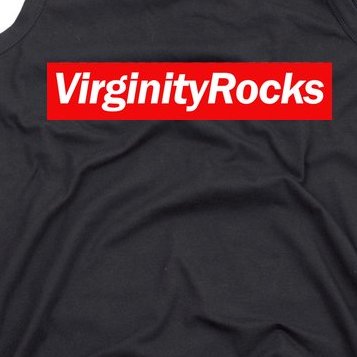 Virginity Rocks Box Logo Tank Top