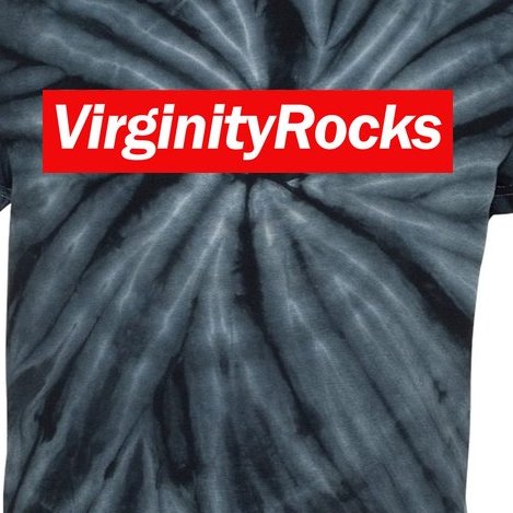 Virginity Rocks Box Logo Kids Tie-Dye T-Shirt