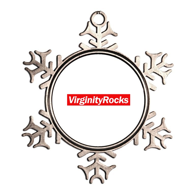 Virginity Rocks Box Logo Metallic Star Ornament