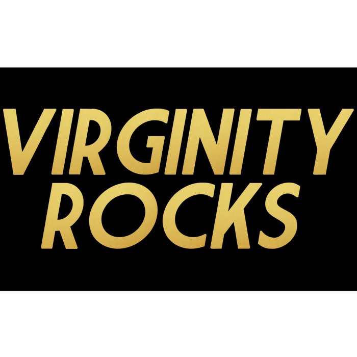 Virginity Rocks Gold Limited Edition Bumper Sticker