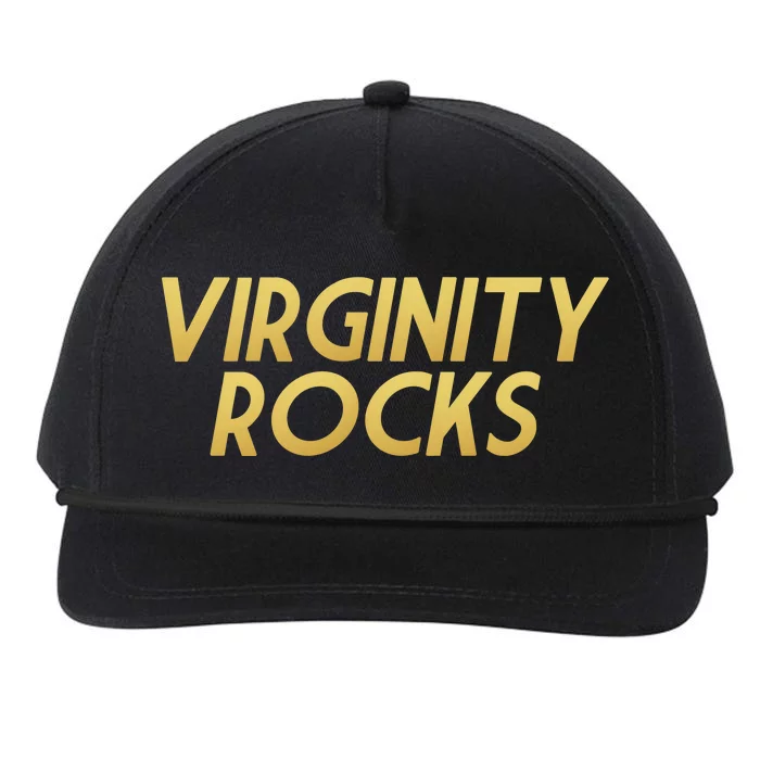 Virginity Rocks Gold Limited Edition Snapback Five-Panel Rope Hat