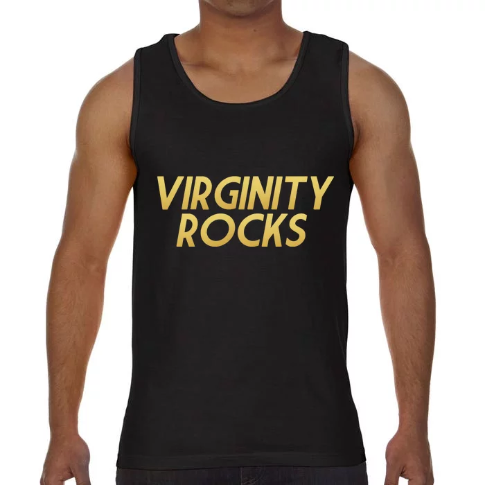 Virginity Rocks Gold Limited Edition Comfort Colors® Tank Top