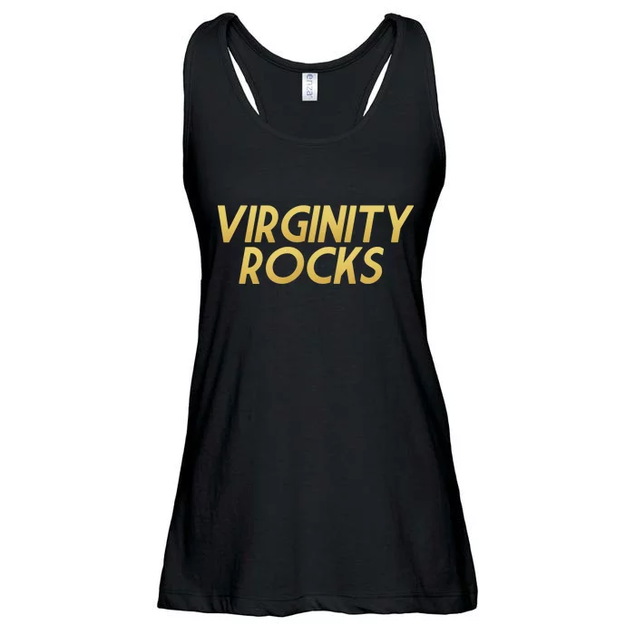 Virginity Rocks Gold Limited Edition Ladies Essential Flowy Tank