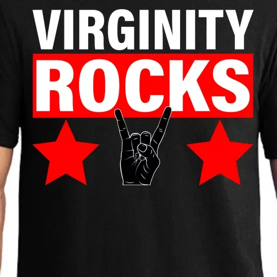 Virginity Rocks Hand Sign Pajama Set