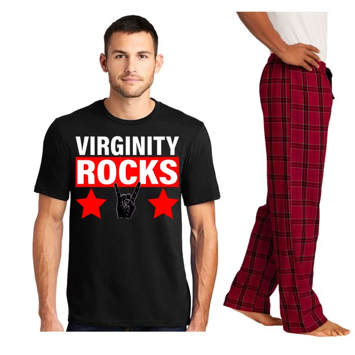 Virginity Rocks Hand Sign Pajama Set