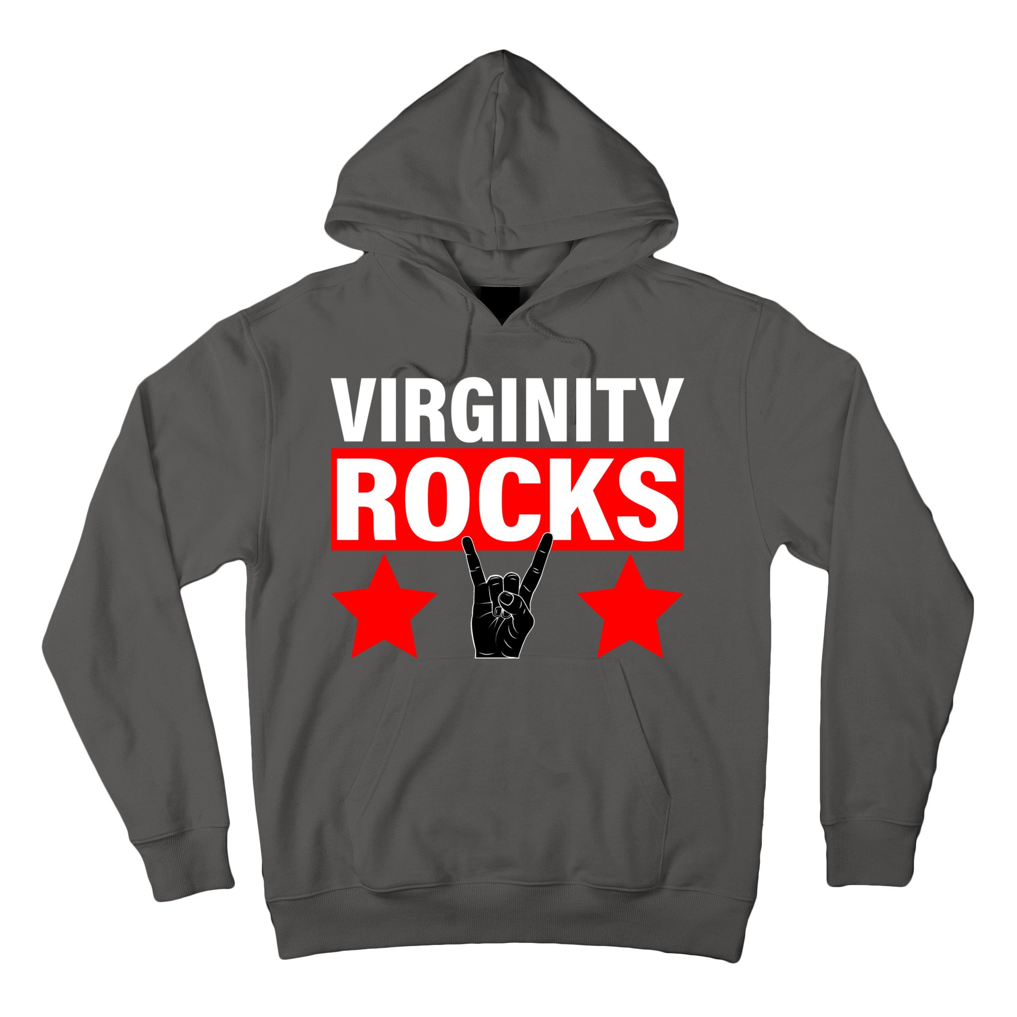 Grey virginity shop rocks hoodie