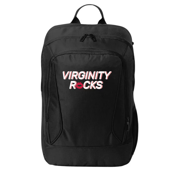 Virginity Rocks Kiss Lips City Backpack